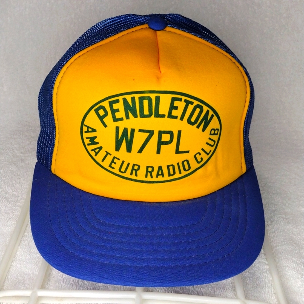 VINTAGE:  WZPL PENDLETON AMATEUR RADIO CLUB Trucker Hat